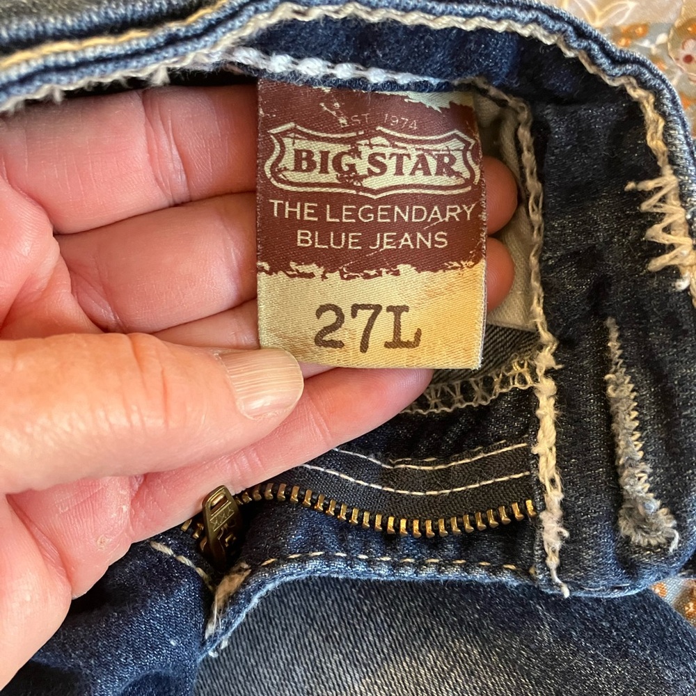 Big Star Remy Denim with Patterned Detail